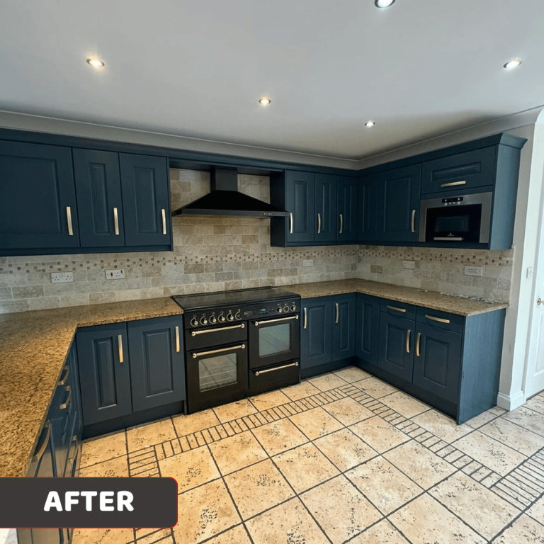 After - kitchen respray